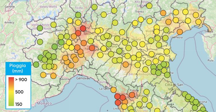 dati sulla lisciviazione dell'azoto nella primavera 2025