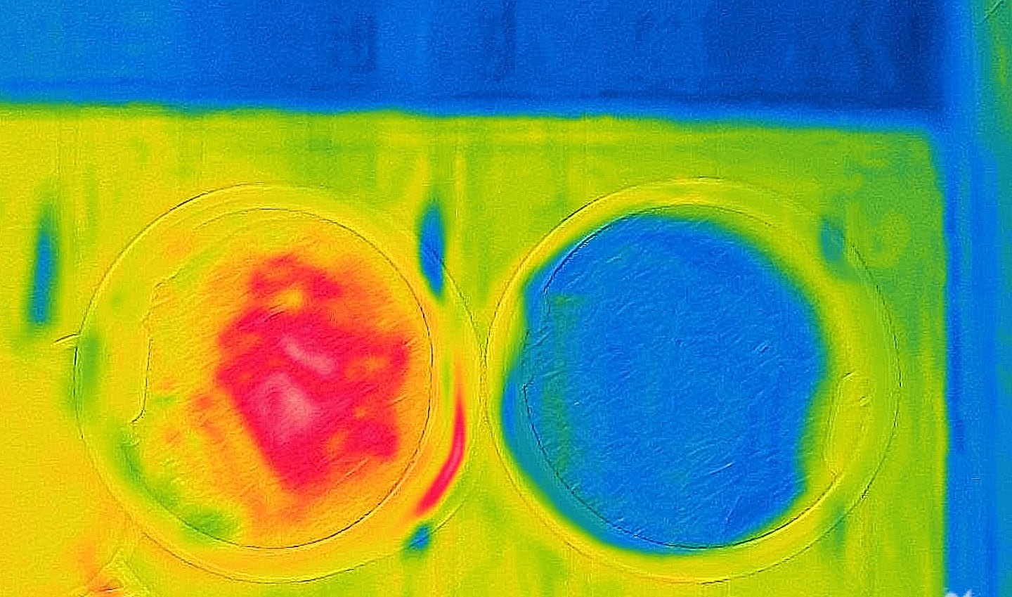 analisi termografica di due minisilos