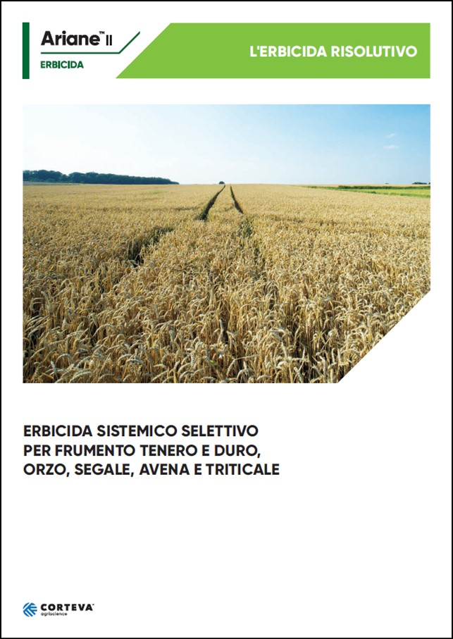 Anteprima della brochure dell'erbicida Ariane II