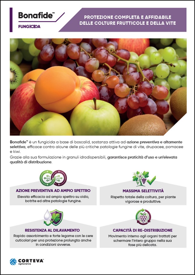 Anteprima della brochure del fungicida Bonafide
