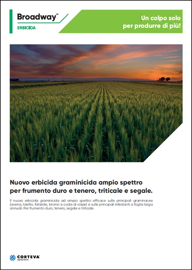 Anteprima della brochure dell'erbicida Broadway