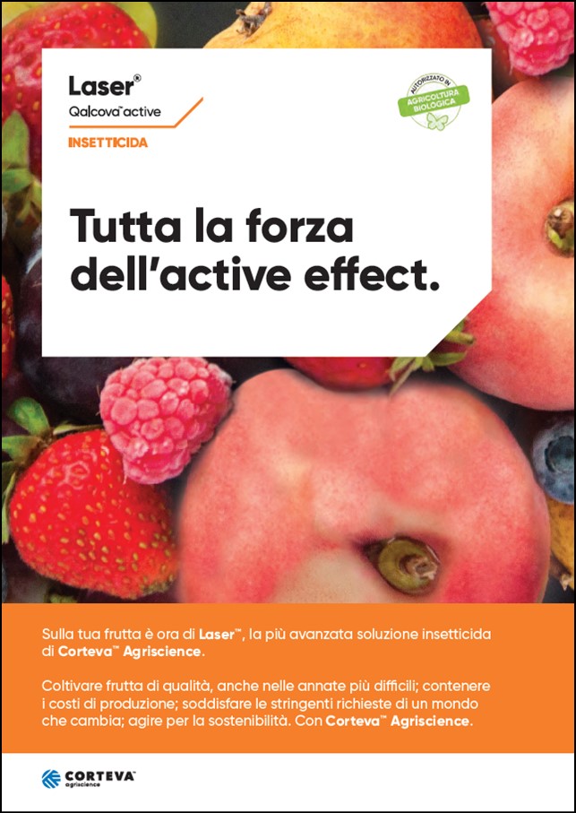 Anteprima della brochure dell'insetticida Laser per colture frutticole