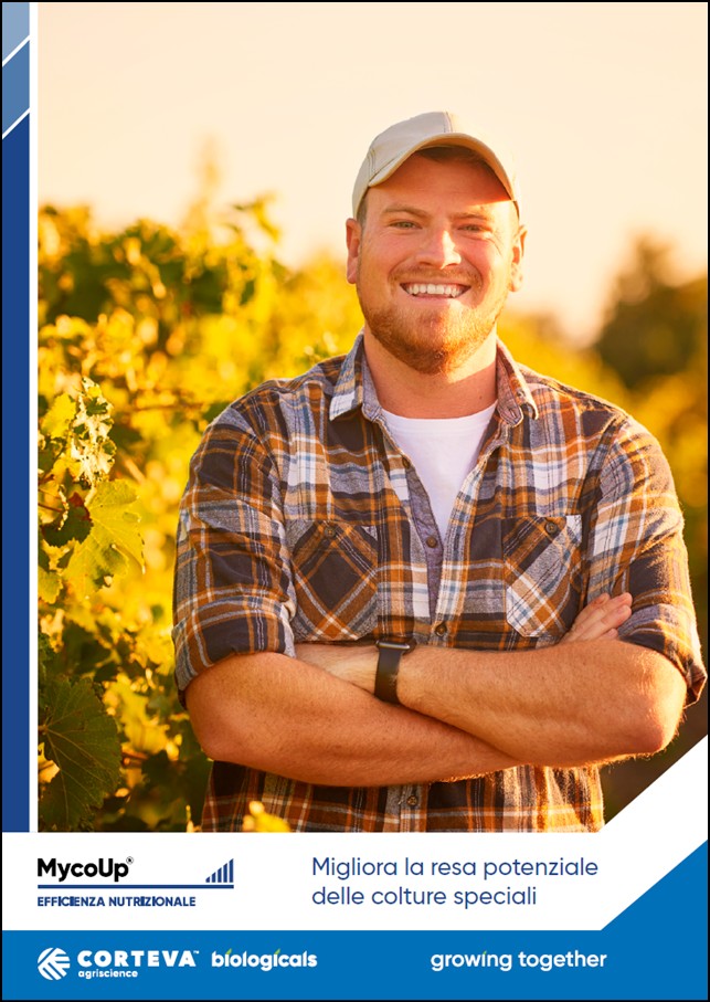 Anteprima della brochure di MycoUp per le colture frutticole
