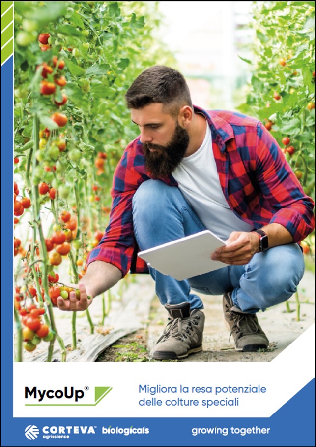 Anteprima della brochure di MycoUp per le colture orticole