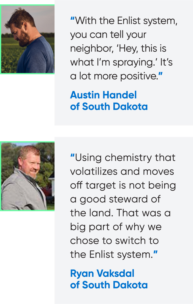 Enlist weed cotrol dicamba volatility quotes