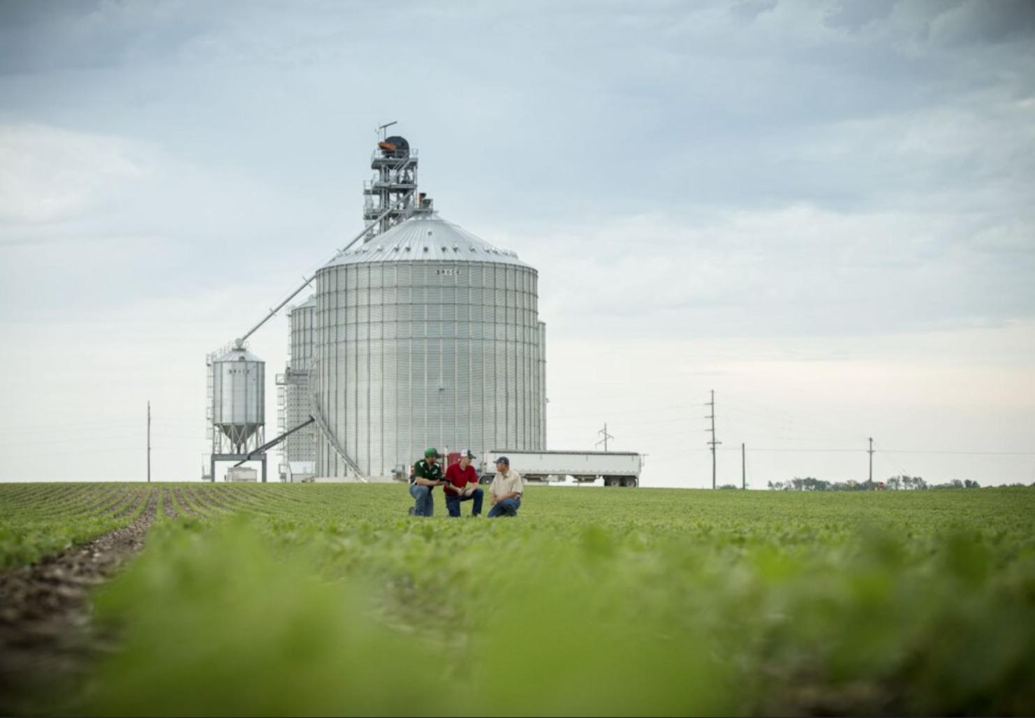 Silo in the distance