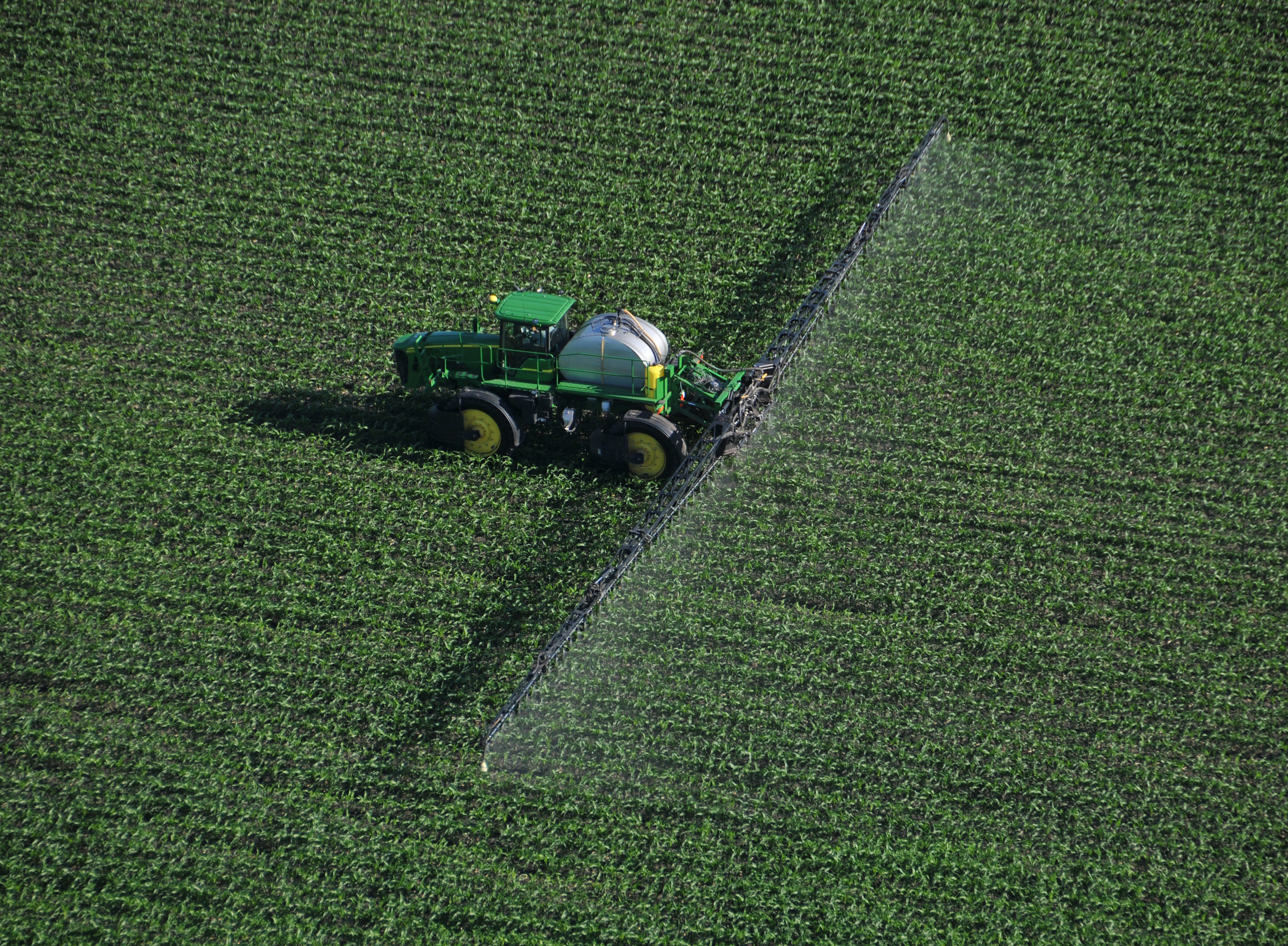 Sprayer - aerial view
